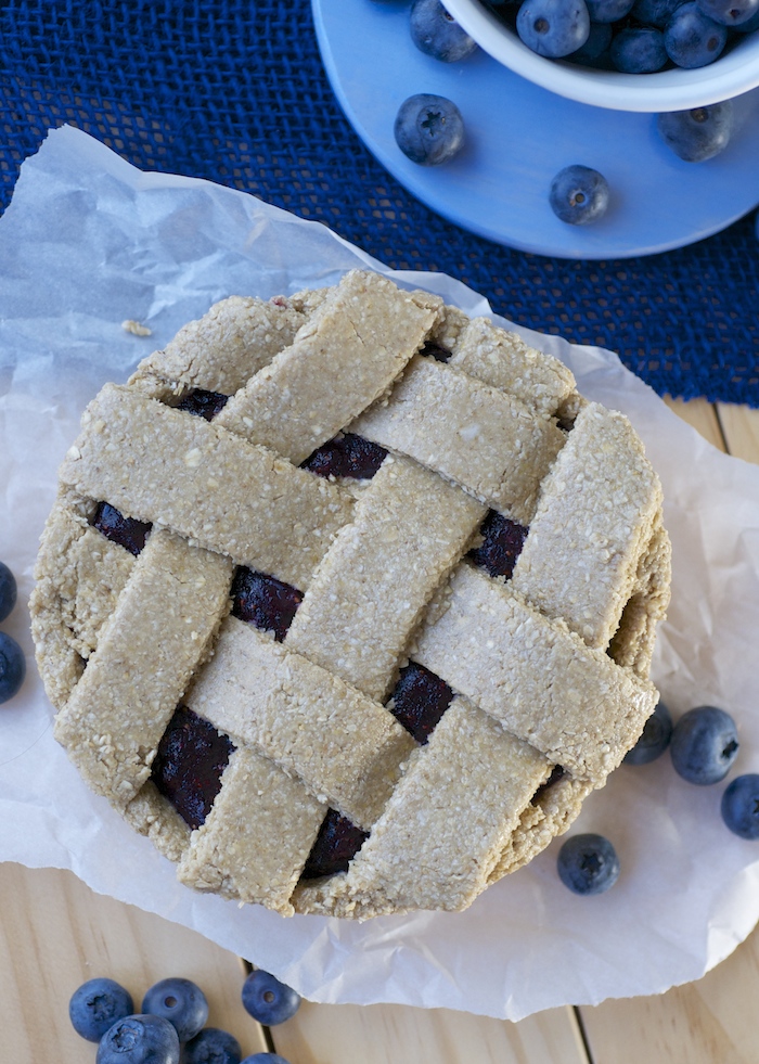 No-Bake Blueberry Pie
