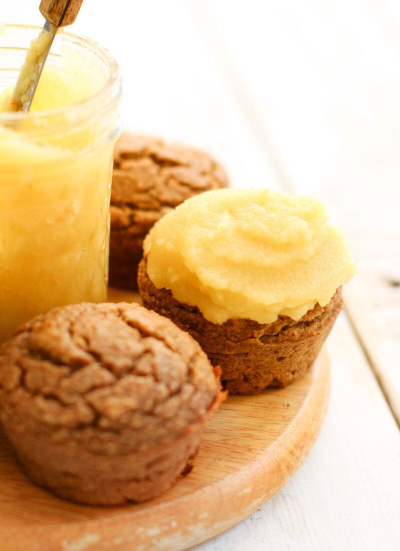 Vegan Cinnamon Cupcakes with Apple Frosting