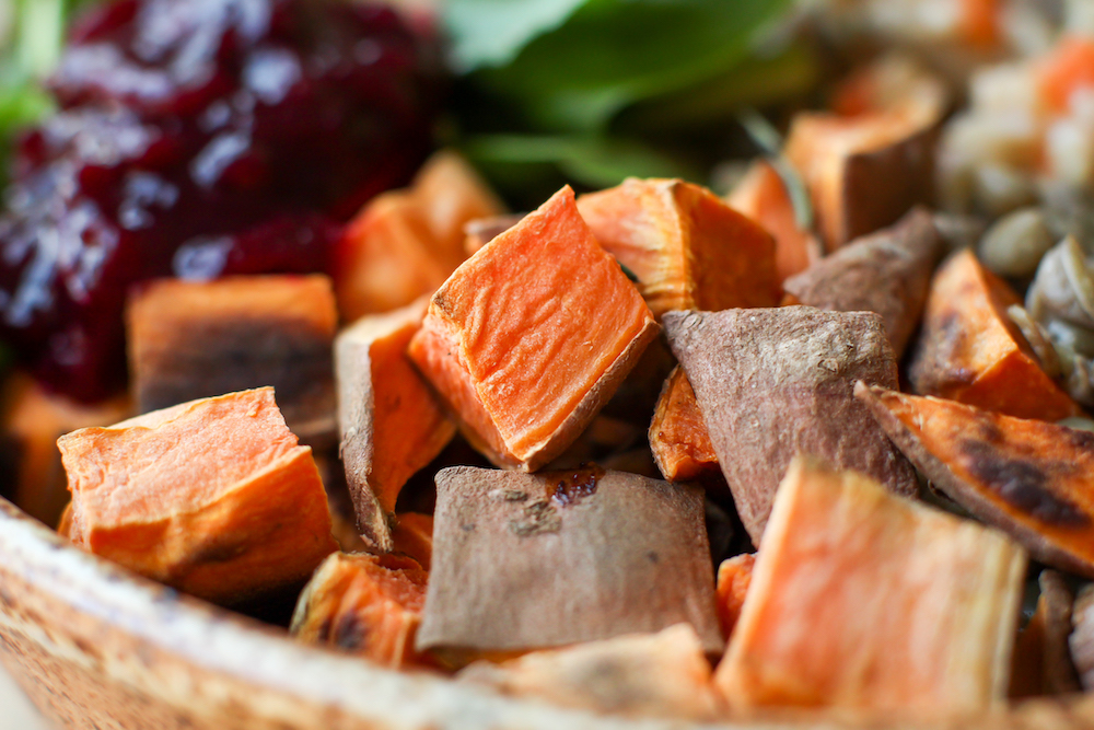 Vegan Thanksgiving Power Bowl Feasting on Fruit