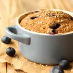 Blueberry Muffin in a Mug - FeastingonFruit.com