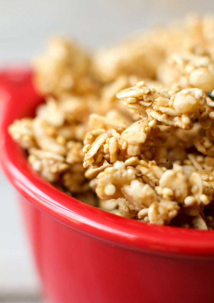 Easy OilFree Granola (with lots of crunchy clusters!) Feasting on Fruit