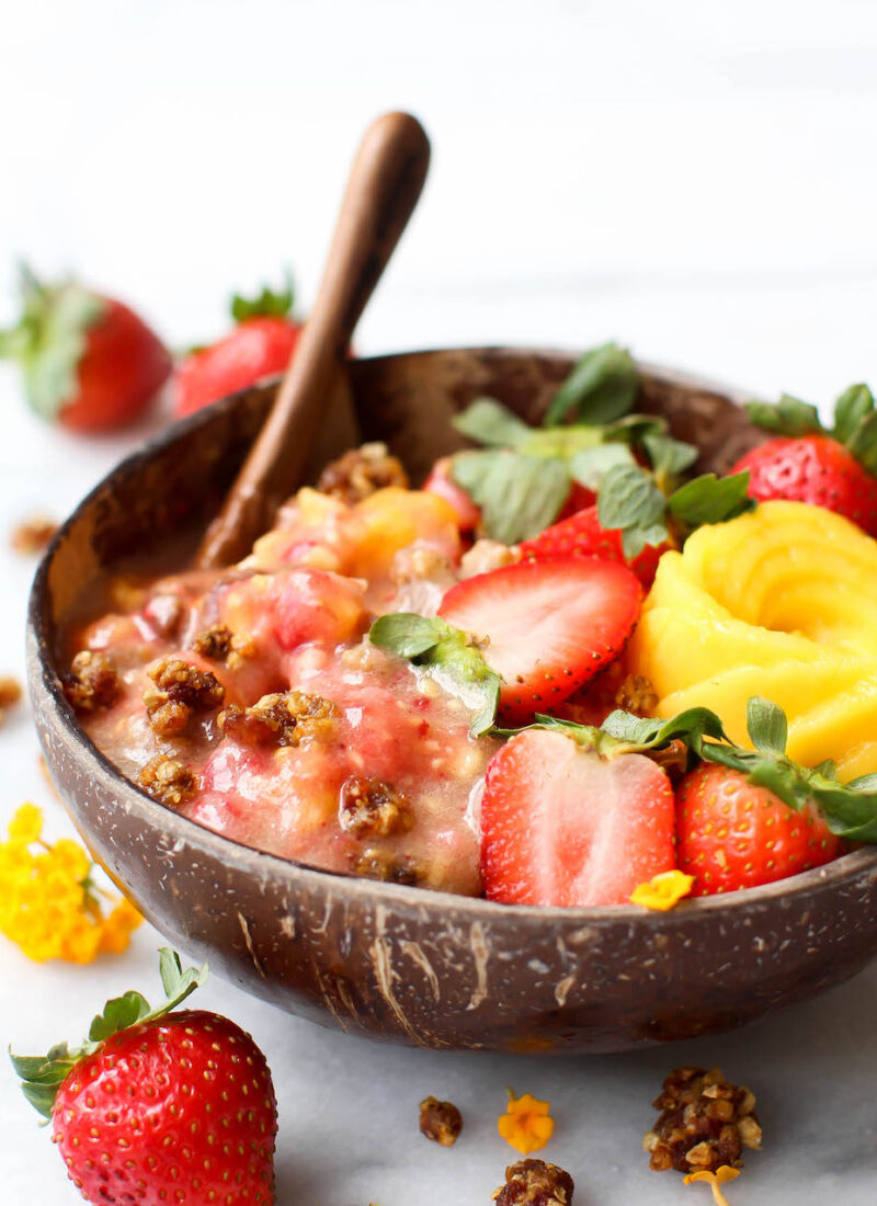 Mango Strawberry Fruity Raw Cereal