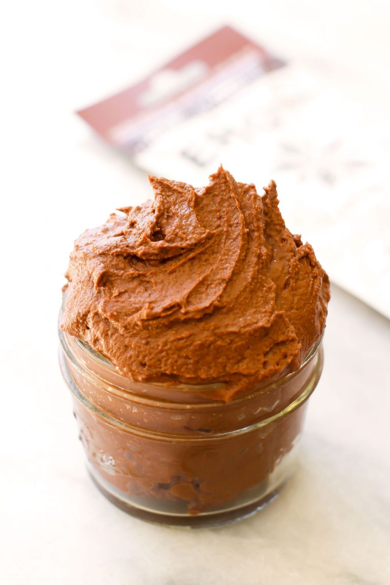 Healthy Vegan Chocolate Frosting LowFat & SugarFree