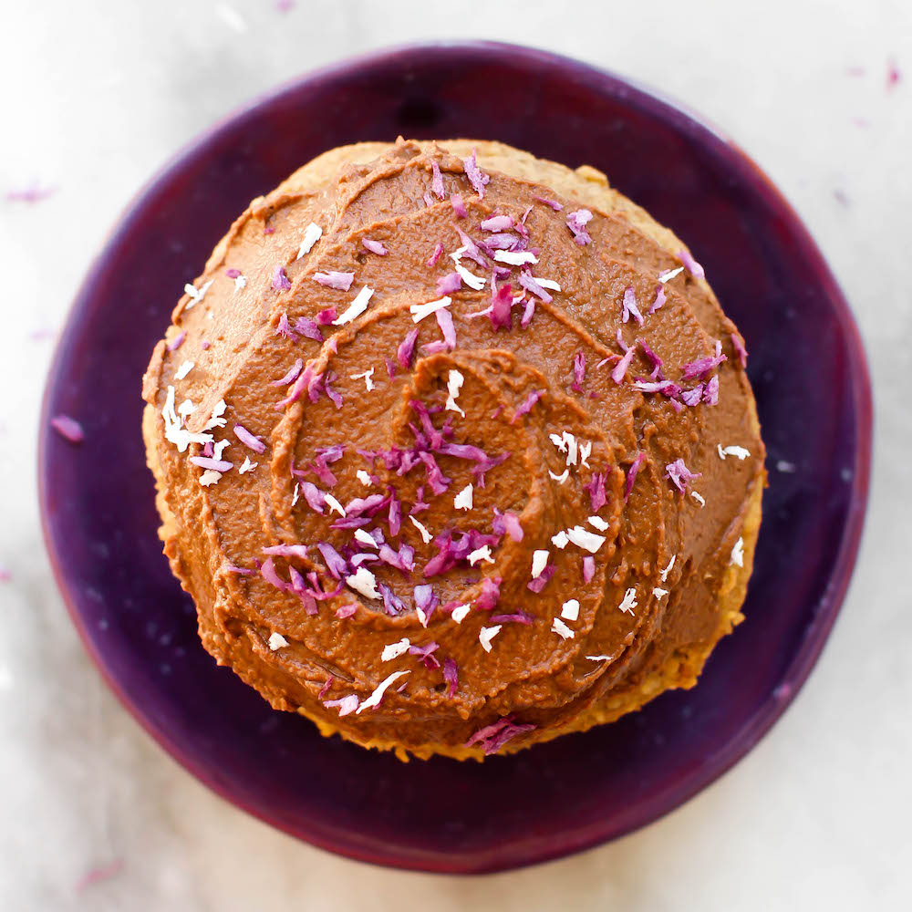 Healthy Vegan Chocolate Frosting LowFat & SugarFree