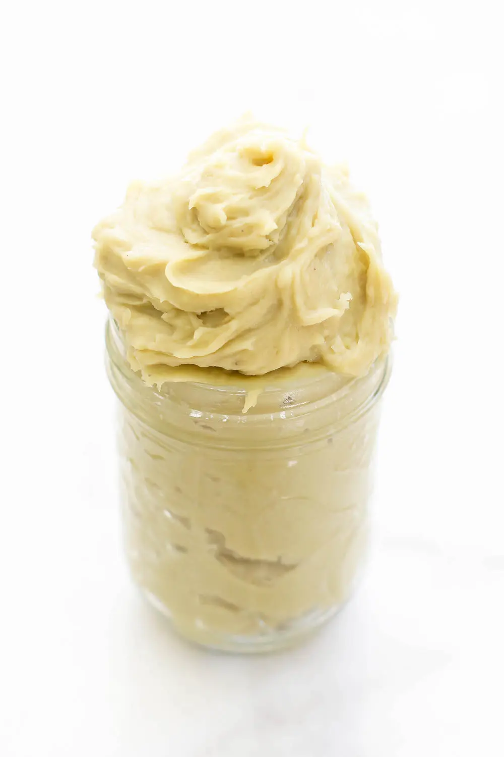 Low-Fat Vegan Vanilla Frosting {made with Japanese sweet potato!}