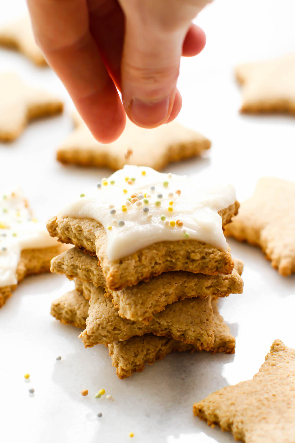 Vegan Sugar Cookies (GF, Oil & Refined Sugar Free) Feasting on Fruit