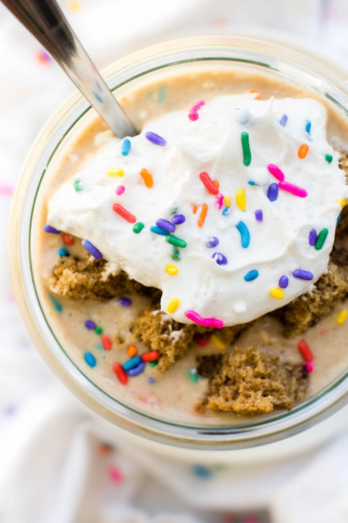 Birthday Cake Overnight Oat Parfait (Vegan & GlutenFree)