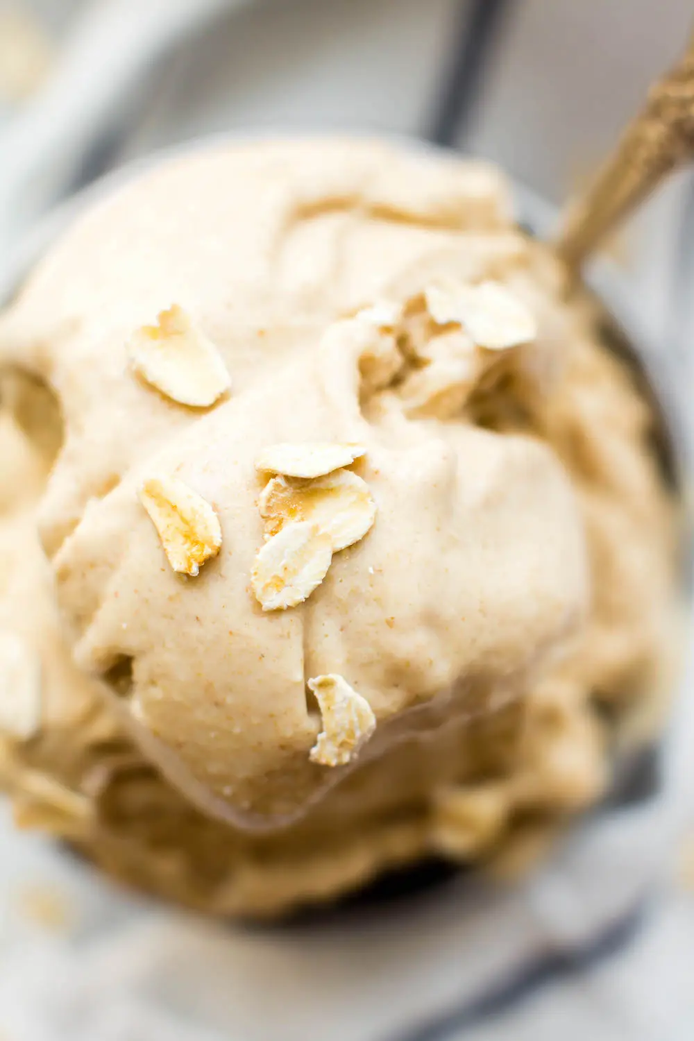 Vanilla Oatmeal Ice Cream Vegan, SugarFree, LowFat