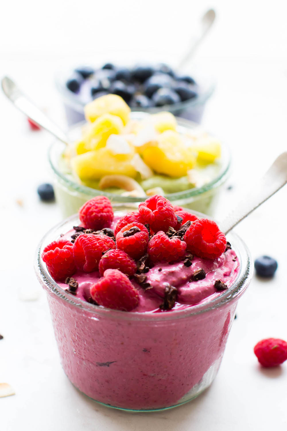 Banana Free Smoothie Bowls 3 Ways! Feasting on Fruit