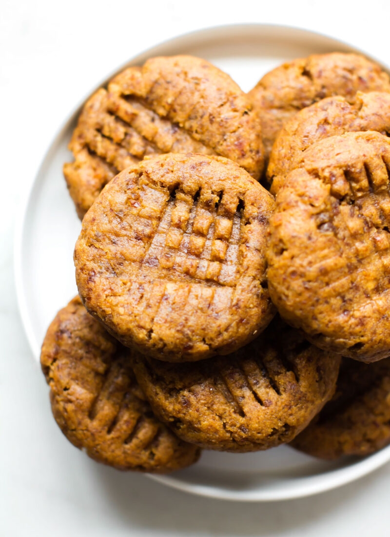 Chewy Grain-Free Peanut Butter Cookies