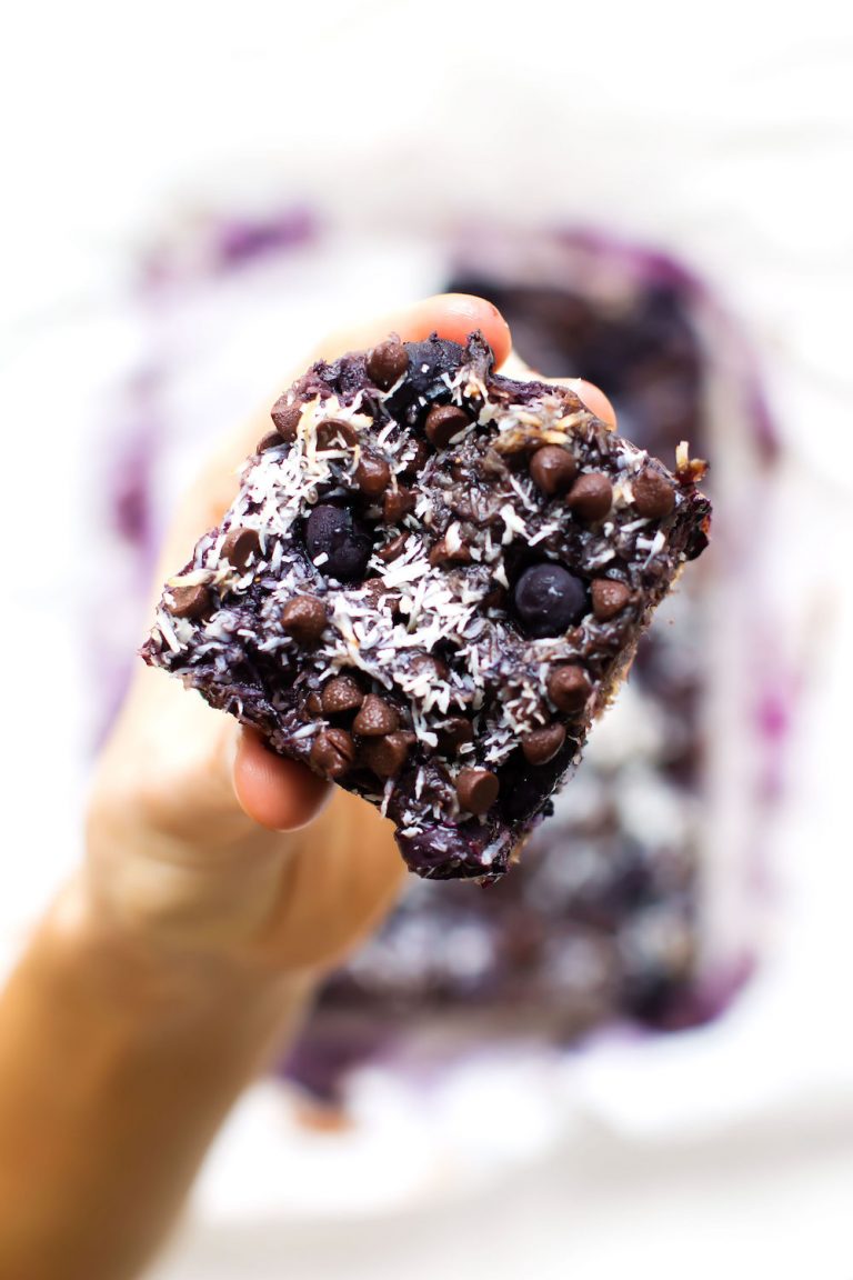 Blueberry Magic Blueberry Magic Cookie Bars (Vegan, Paleo, No Sweetened Condensed Milk!)