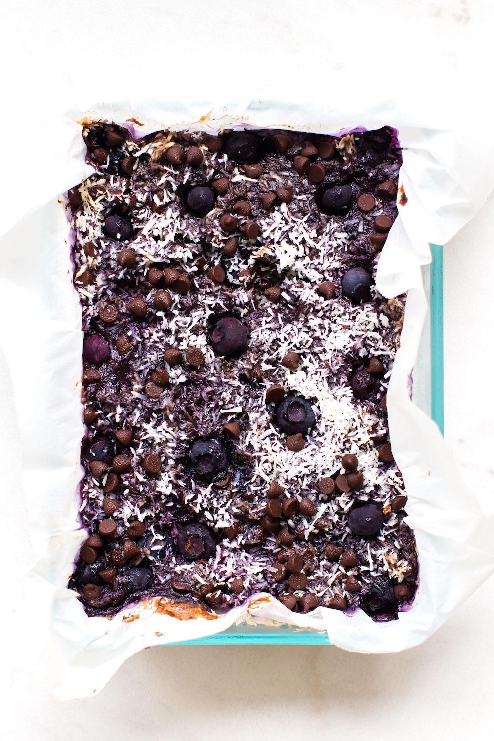 Blueberry Magic Cookie Bars (Vegan, Paleo, No Sweetened Condensed Milk!)