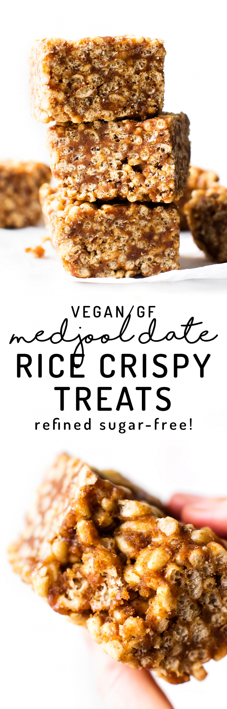 Date-Sweetened Vegan Rice Crispy Treats | Feasting on Fruit