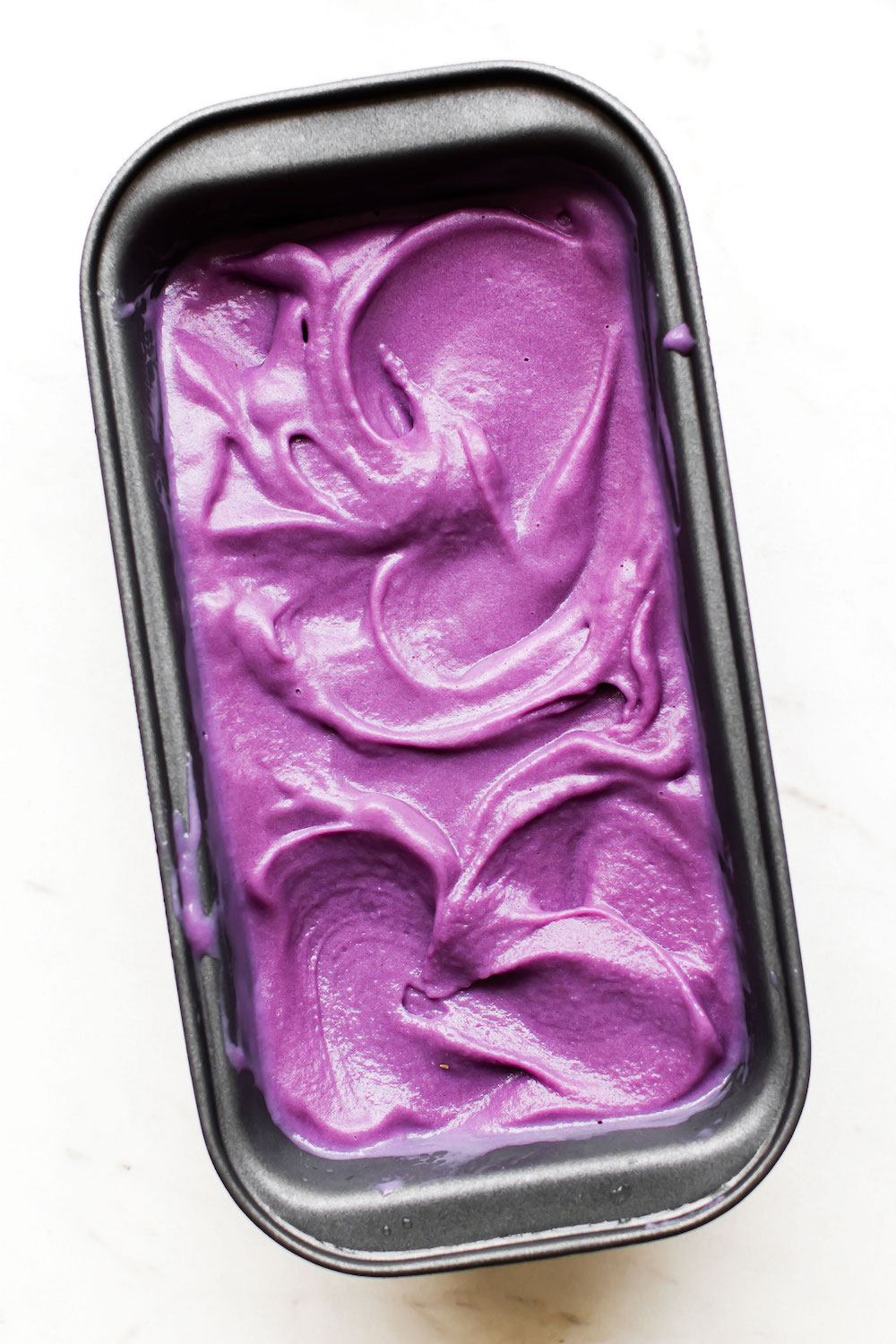 Purple Sweet Potato Ice Cream (Vegan, LowFat, NoChurn)