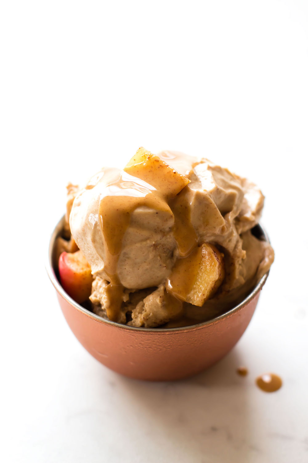 Vegan Apple Cinnamon Ice Cream {NoChurn} Feasting on Fruit