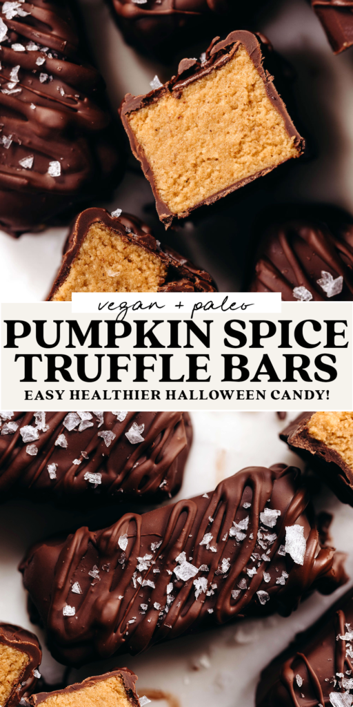 Pumpkin Spice Truffle Bars (vegan/paleo)