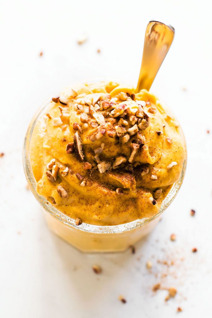 Roasted Butternut Squash Ice Cream Feasting on Fruit