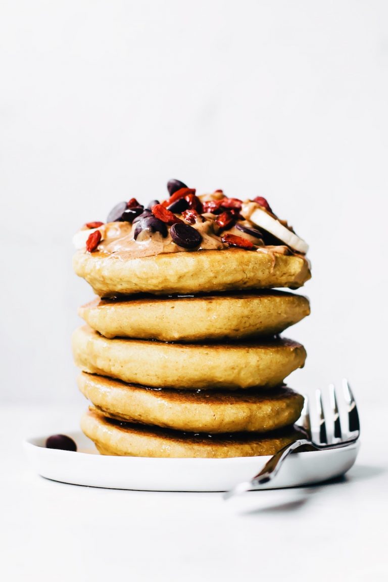 Fluffy Quinoa Pancakes (Vegan + GlutenFree) Feasting on Fruit