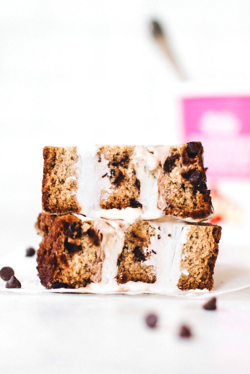 Banana Bread Ice Cream Cake (Vegan + GlutenFree) Feasting on Fruit