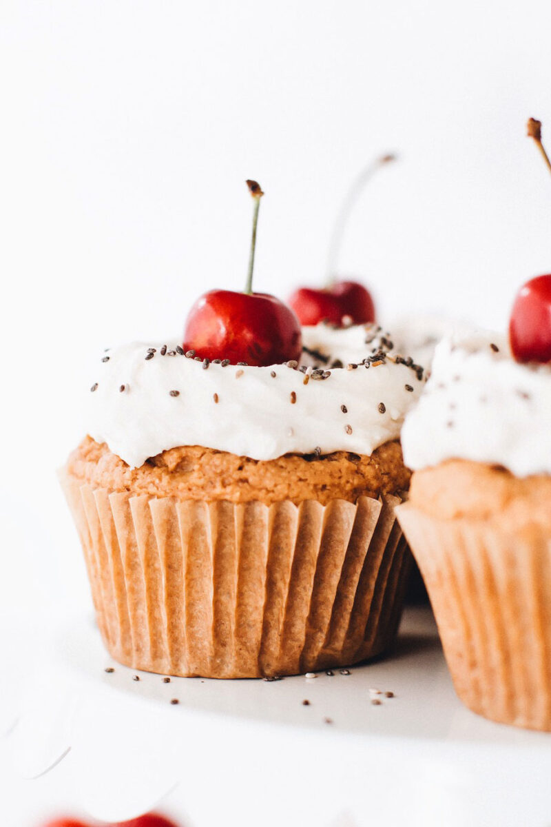 Vegan Vanilla Cupcakes (GlutenFree) Feasting on Fruit