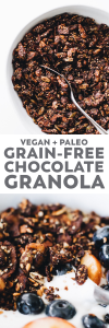 Grain-Free Chocolate Granola (vegan + paleo)
