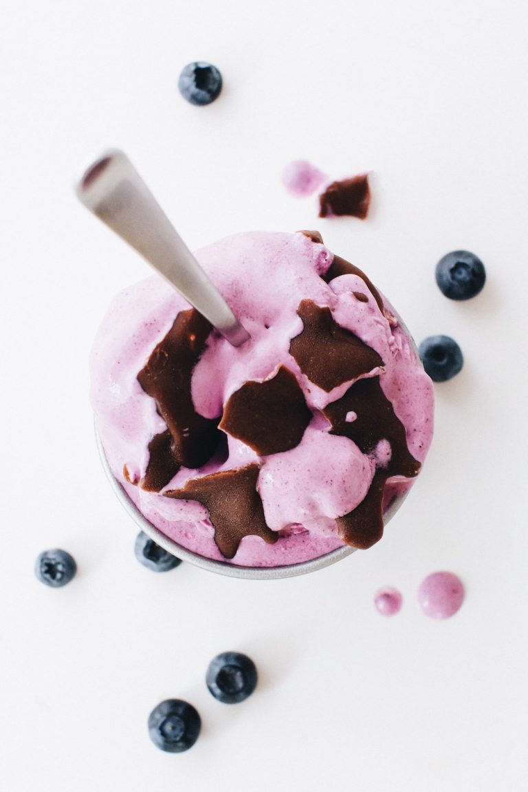 Blueberry Frozen Yogurt Recipe (Vegan) Feasting on Fruit