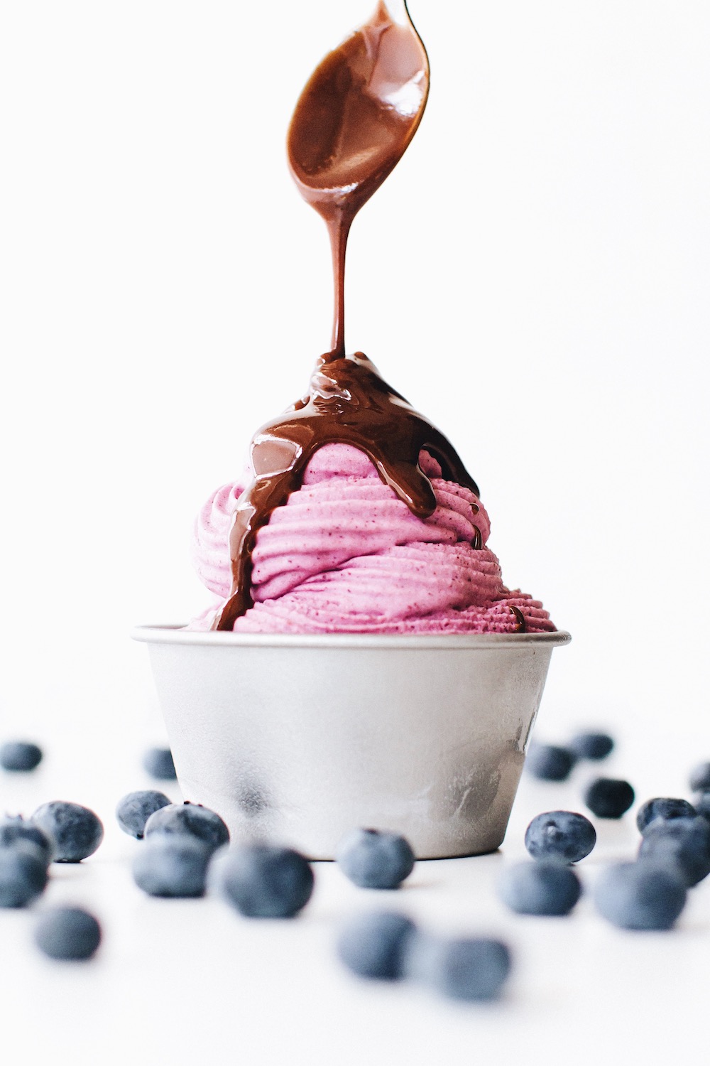 Vegan Blueberry Frozen Yogurt Recipe 3