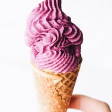 Vegan Blueberry Frozen Yogurt Recipe-image