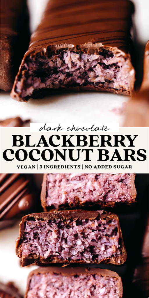 Blackberry Coconut Bars (vegan)