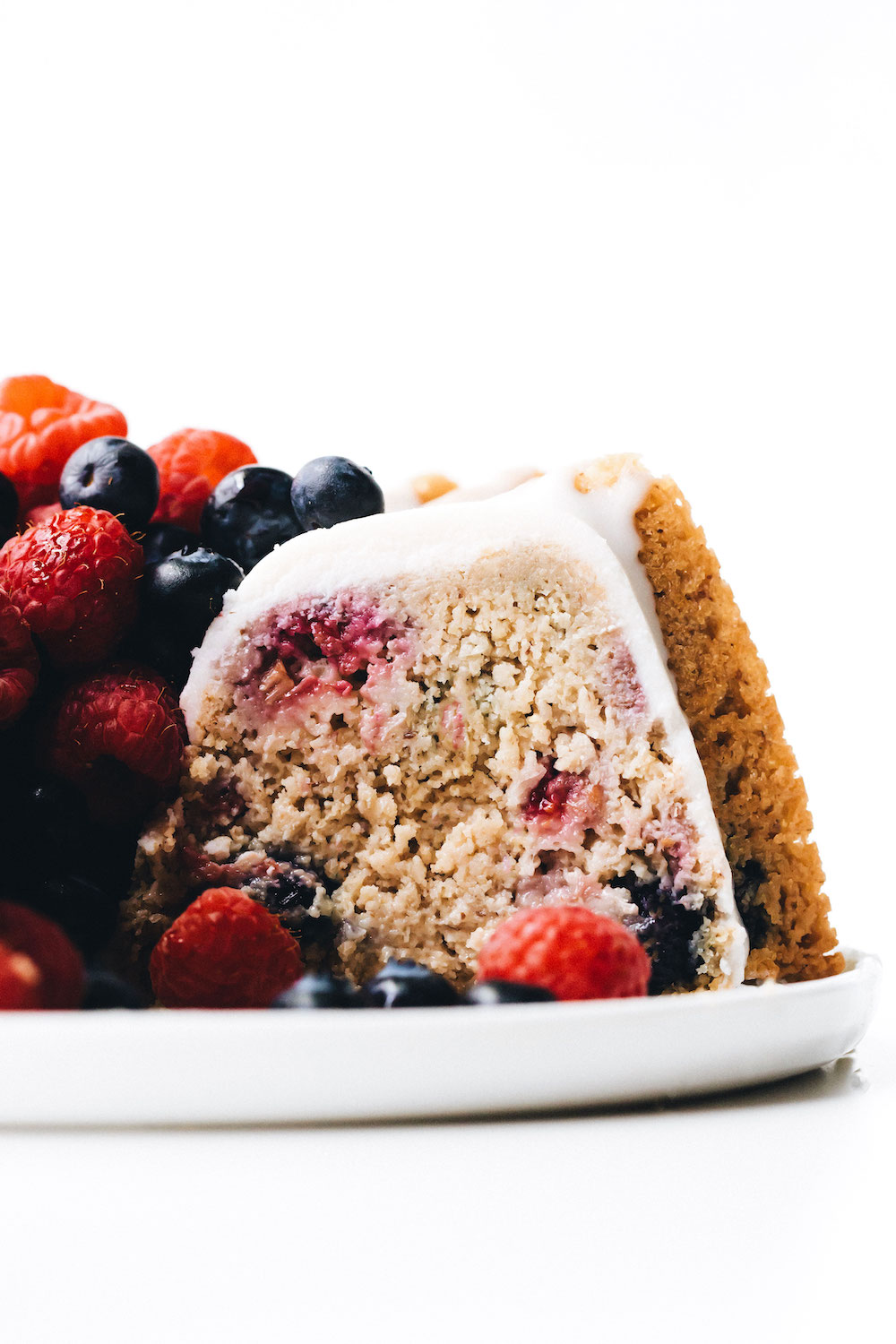 Vegan Berry Yogurt Cake Feasting on Fruit