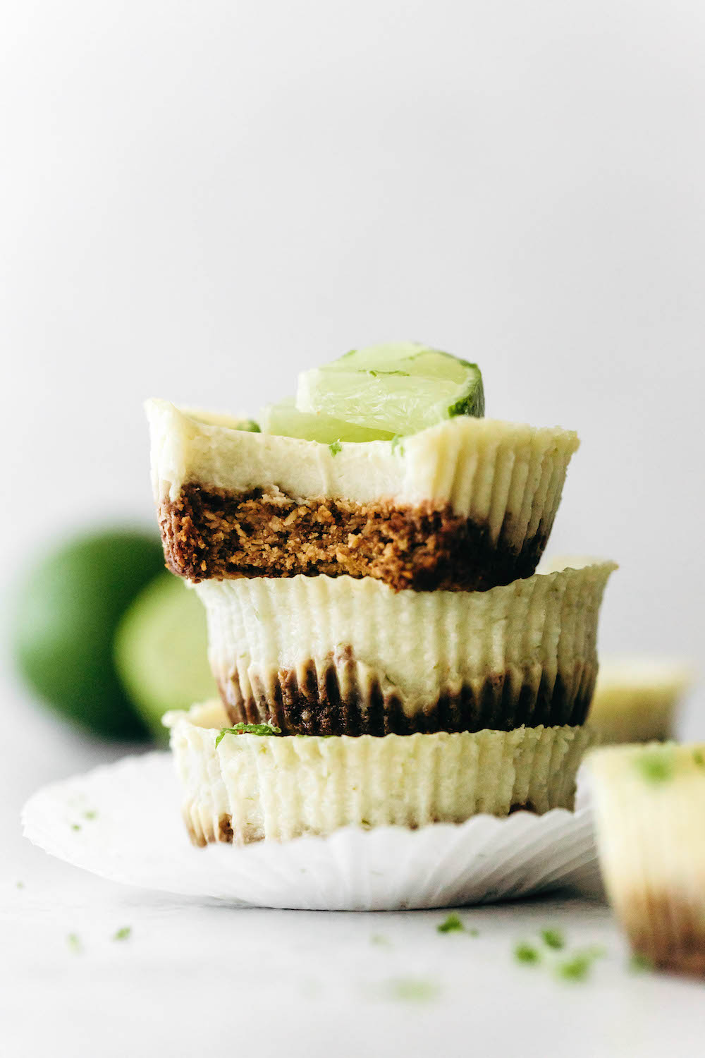 Mini Key Lime Pies (vegan + gluten-free)