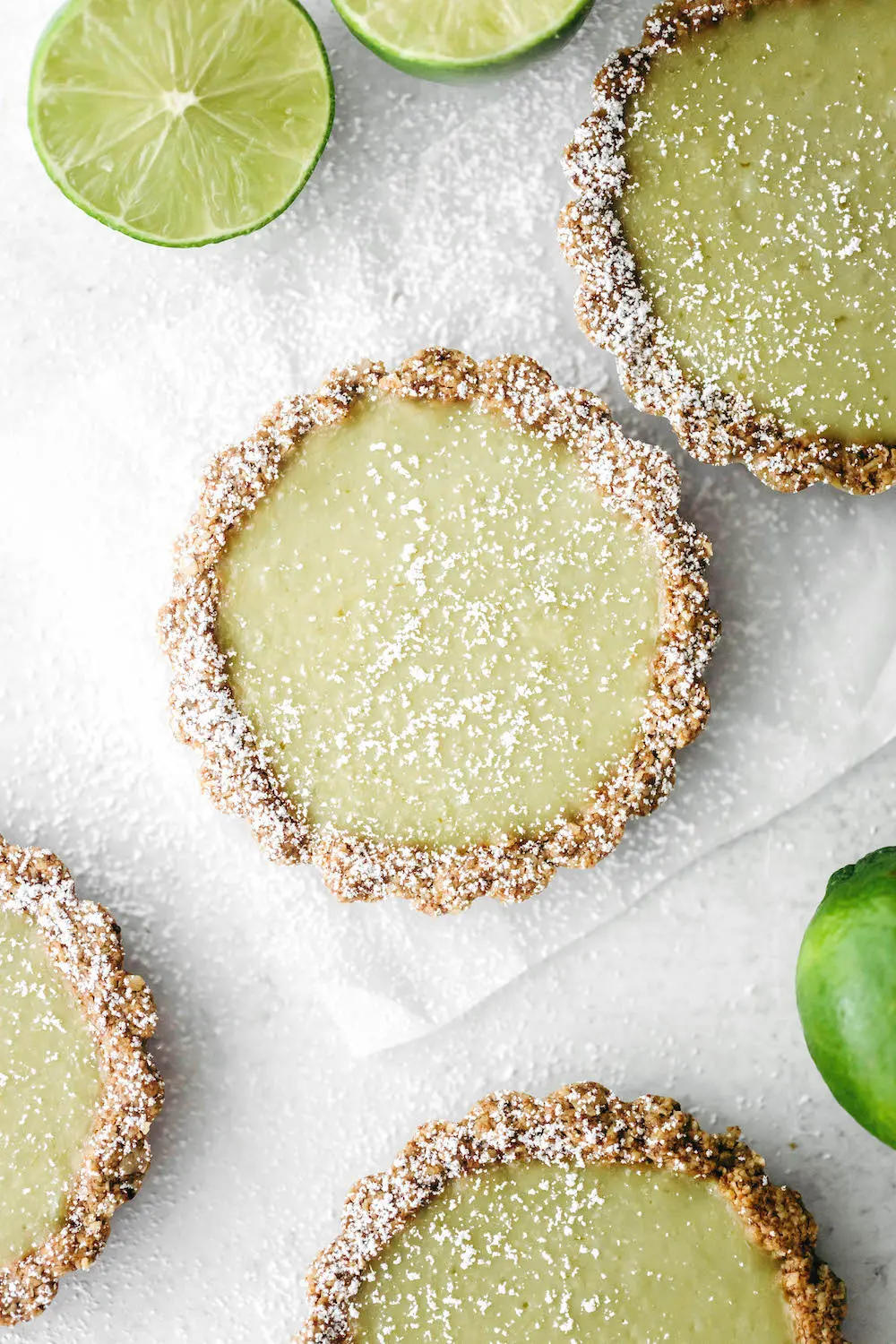 Mini Key Lime Pies (vegan + gluten-free)