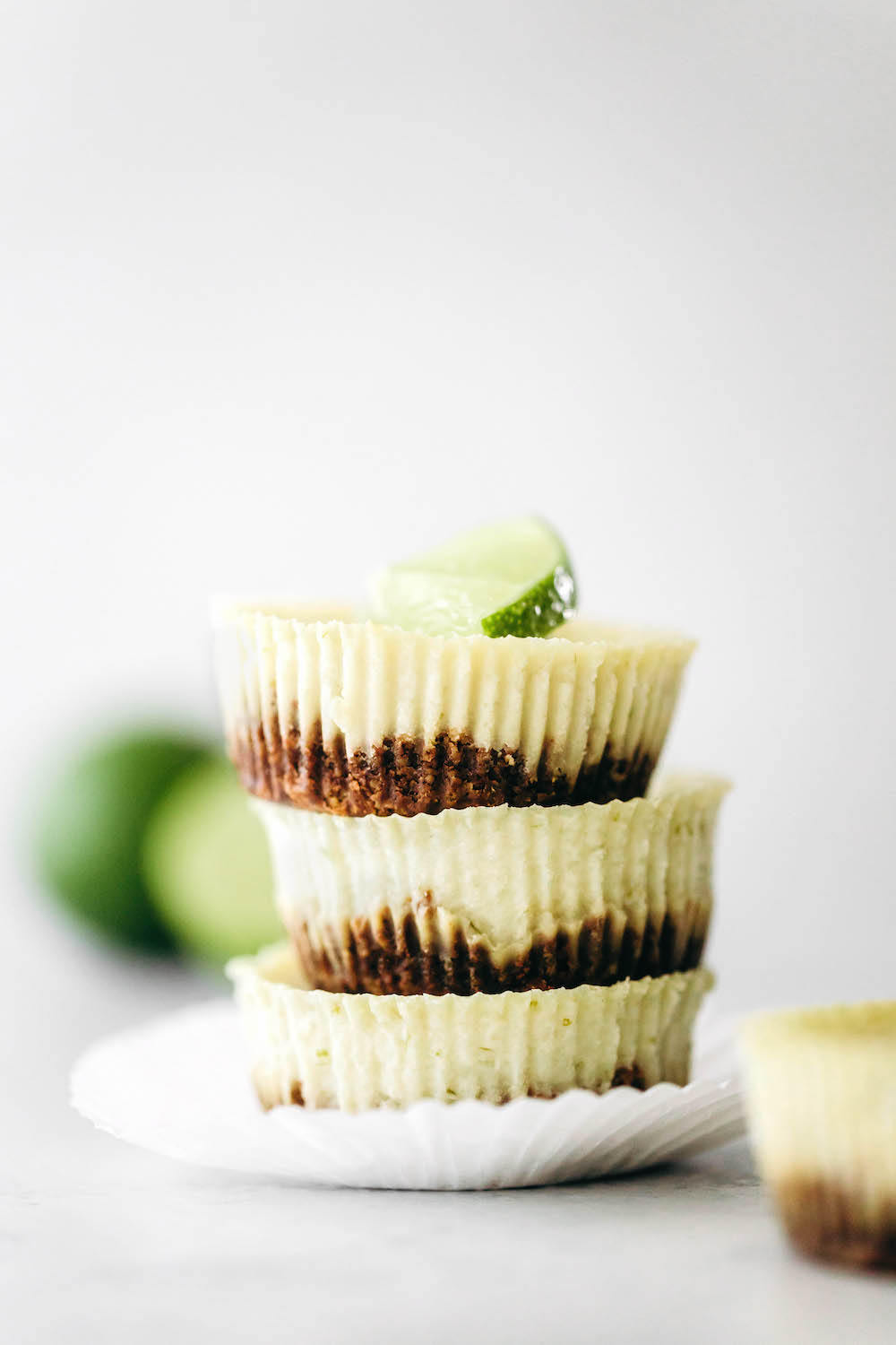 Mini Key Lime Pies (vegan + gluten-free)