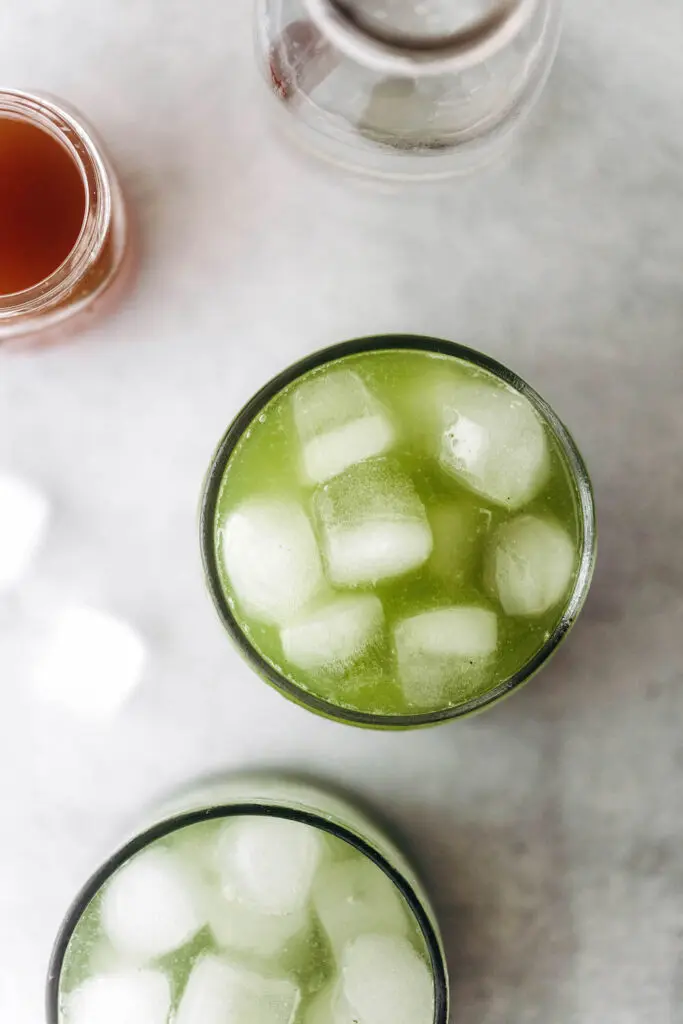 Matcha Gin Fizz