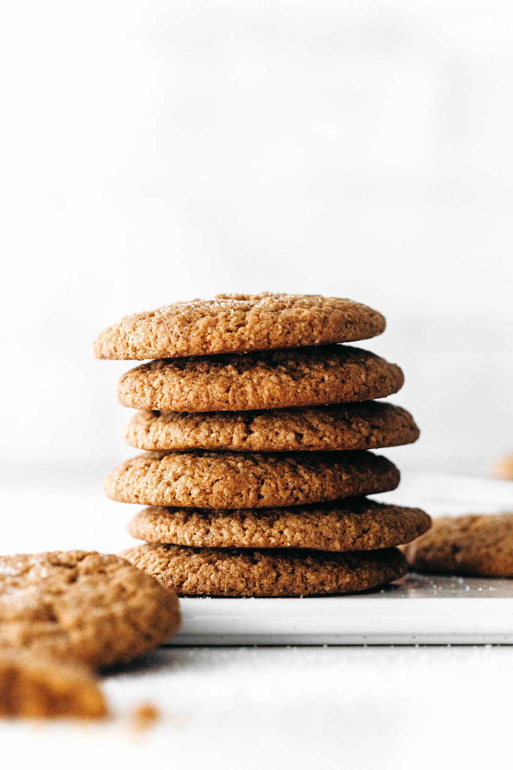 Vegan Ginger Molasses Cookies (paleo friendly!)