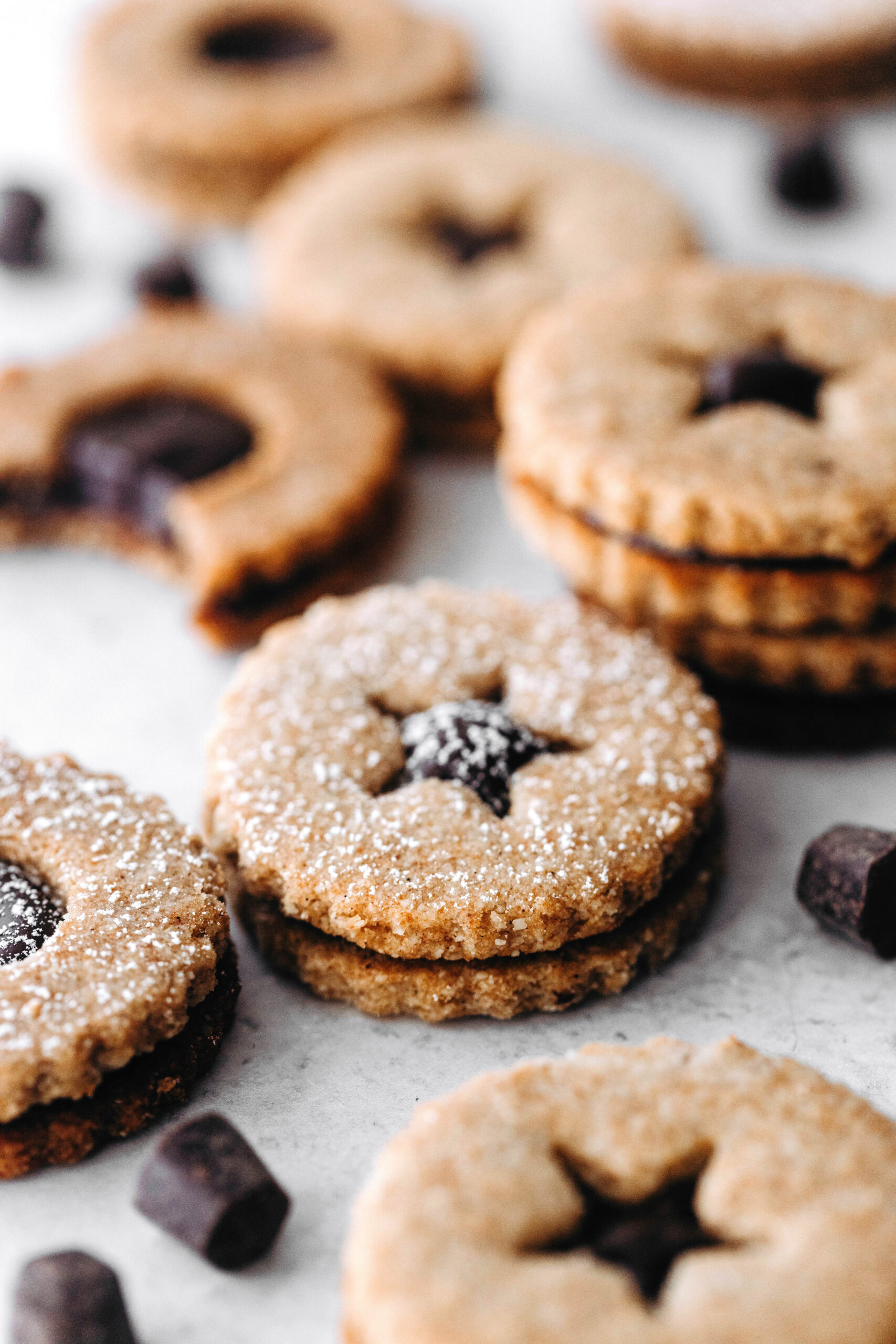 Vegan Linzer Cookies (paleo)