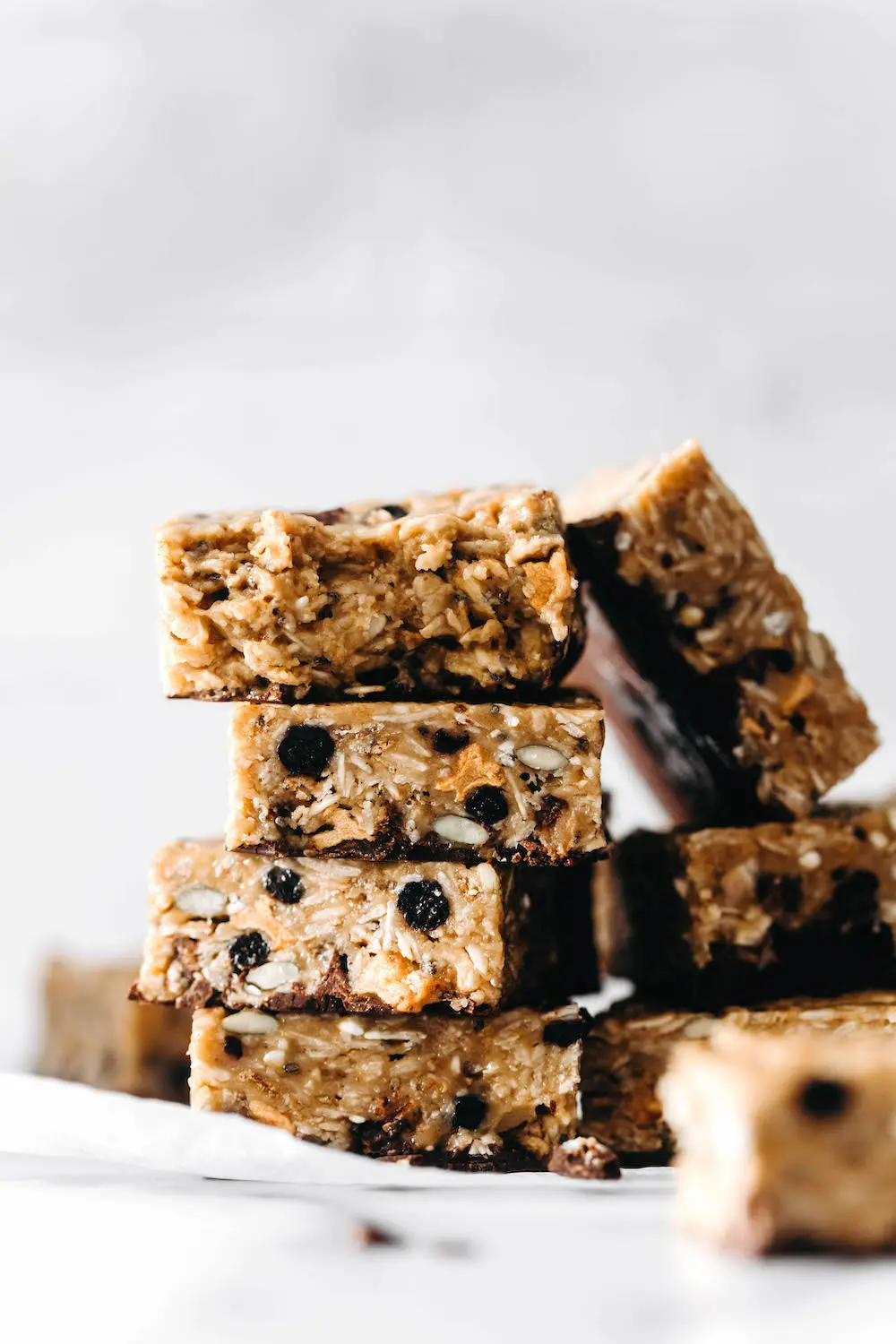 Coconut Oat And Chia Muesli Bars