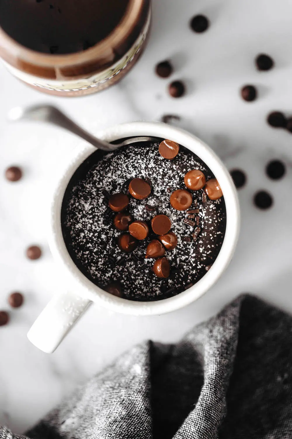 Easy Vegan Chocolate Mug Cake (gluten-free)