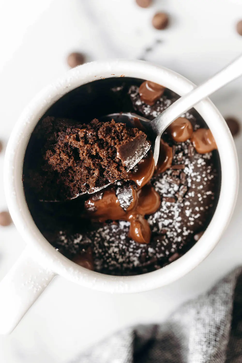 Easy Vegan Chocolate Mug Cake (gluten-free)