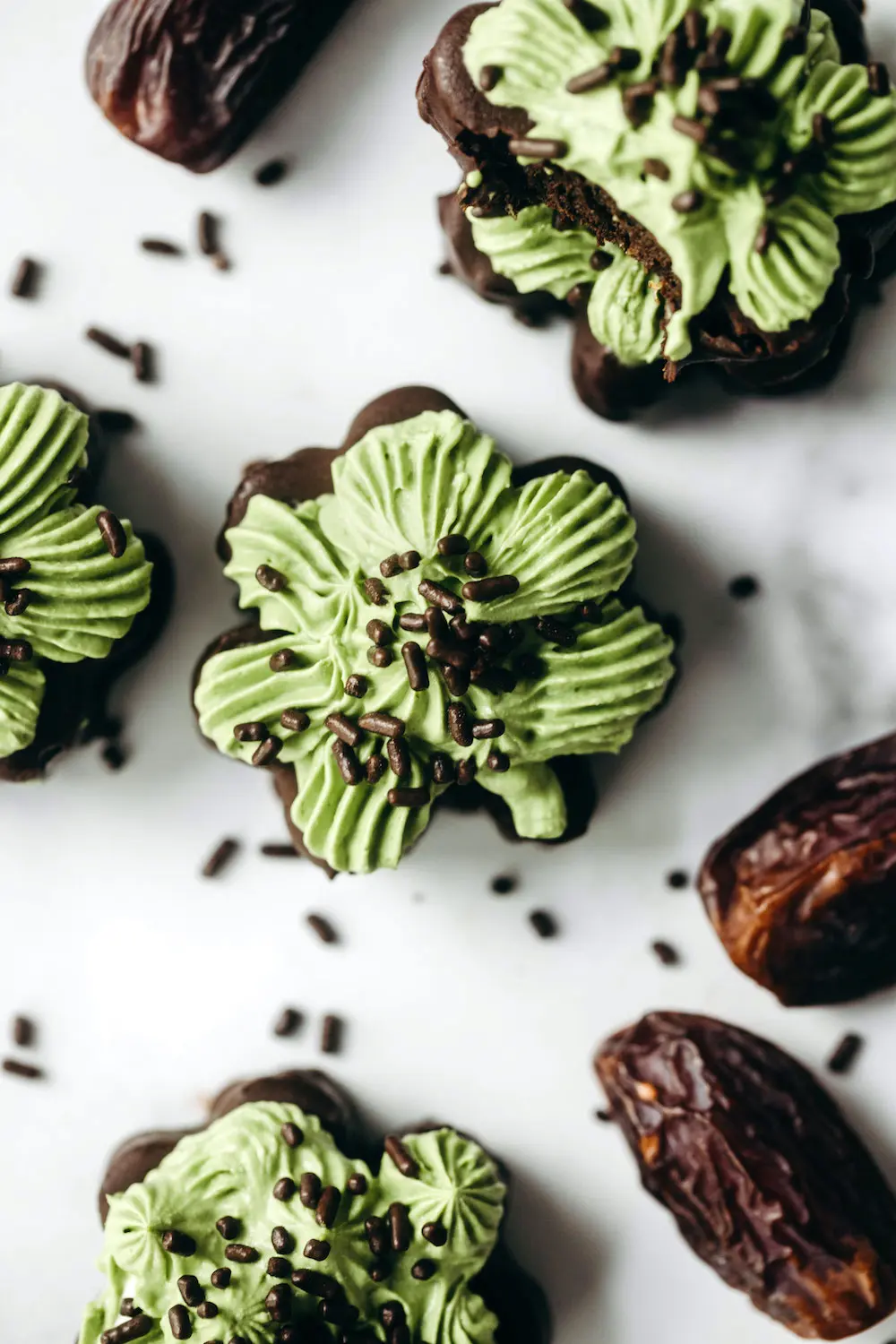 Shamrock Brownies (vegan + paleo)