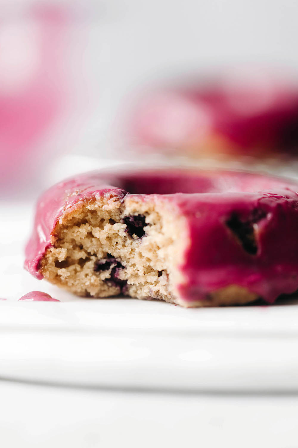 Baked Blueberry Donuts (vegan + gluten-free)