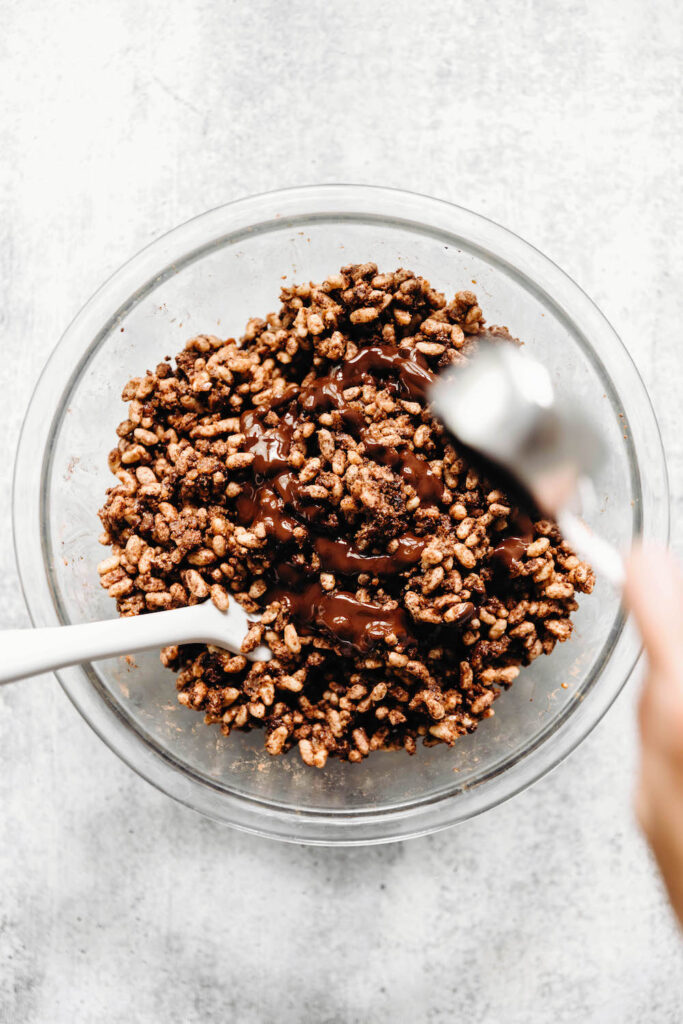 Healthy Chocolate Rice Crispy Treats (vegan) Feasting on Fruit