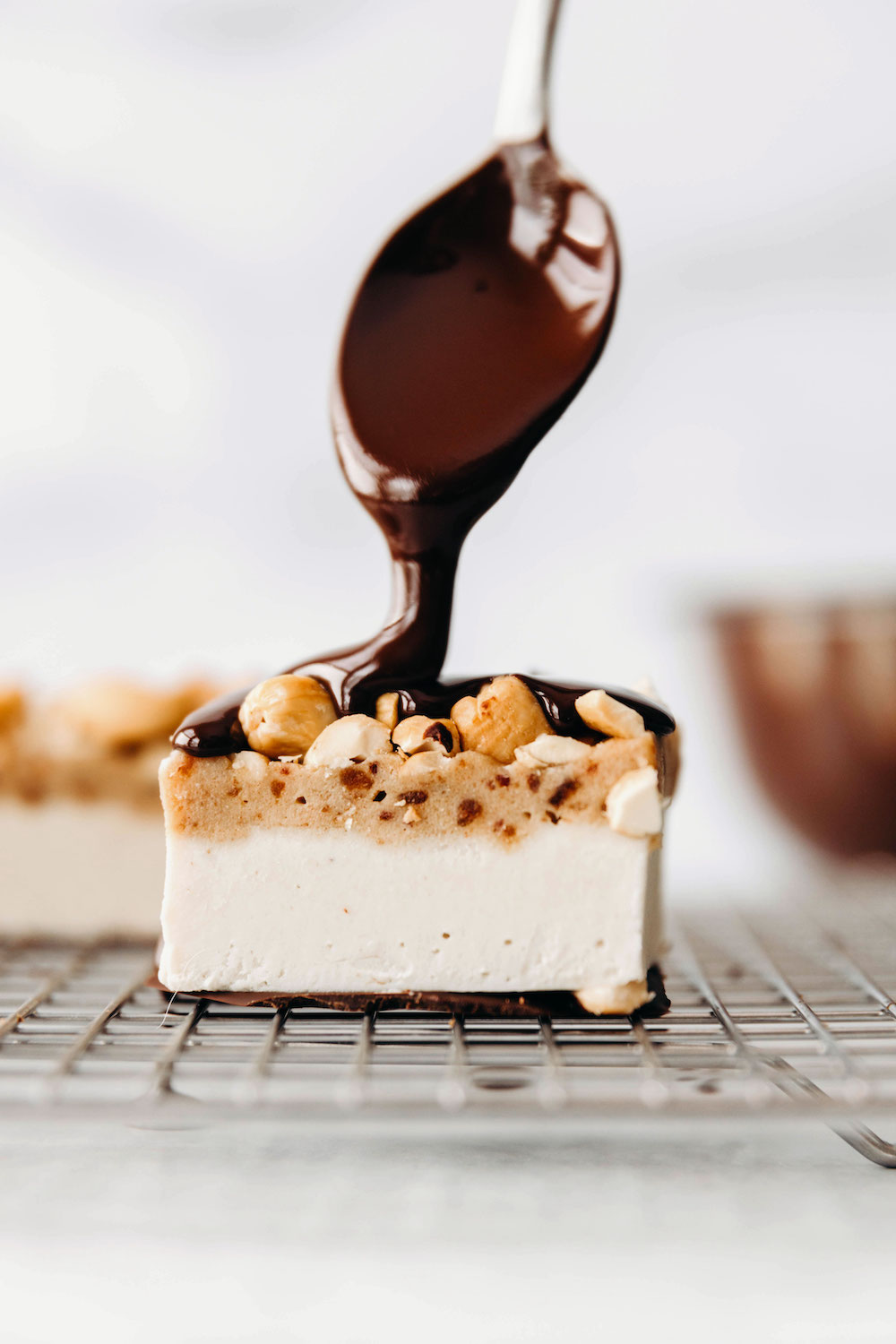 Caramel Cashew Ice Cream Bars (vegan + paleo)