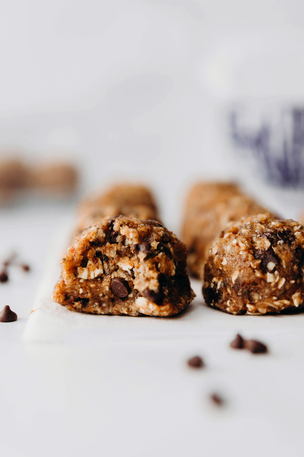 Almond Pulp Cookie Dough Bites (vegan + paleo friendly)