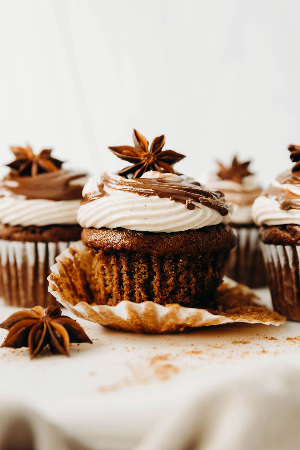 Chocolate Chai Cupcakes (vegan + grain-free)
