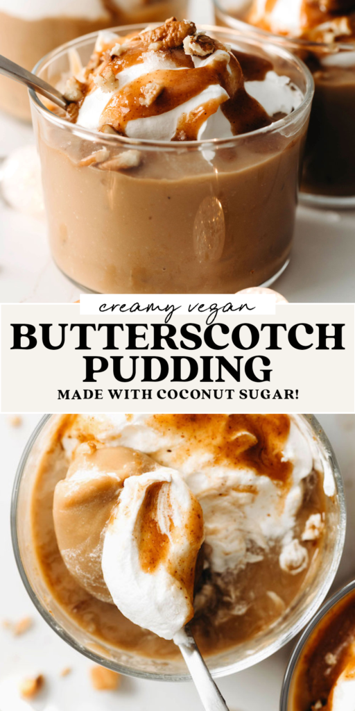 Vegan Butterscotch Pudding