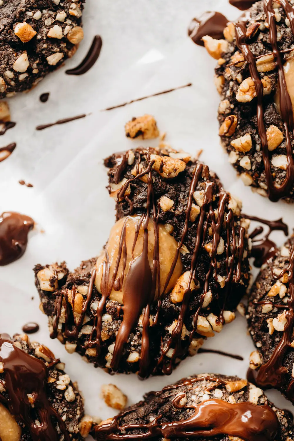 Vegan Turtle Thumbprint Cookies