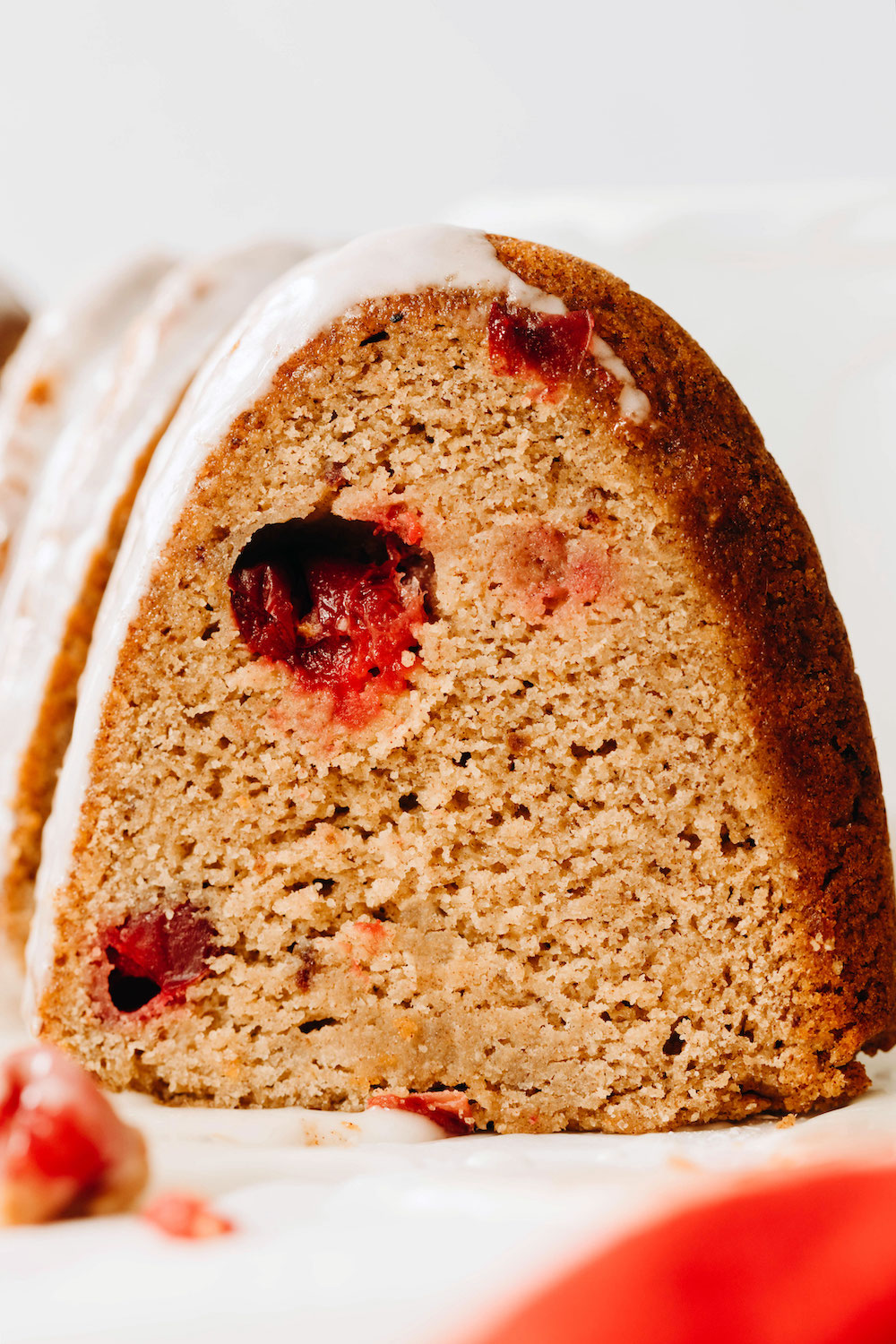 Vegan Orange Cranberry Bundt Cake