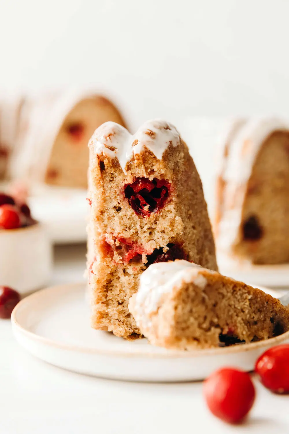 Vegan Orange Cranberry Bundt Cake