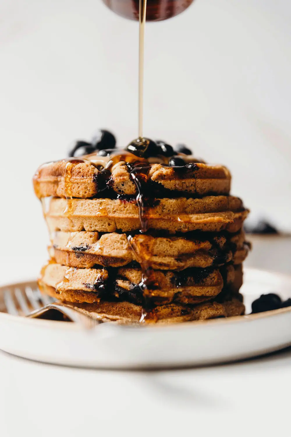 Grain-Free Vegan Blueberry Waffles